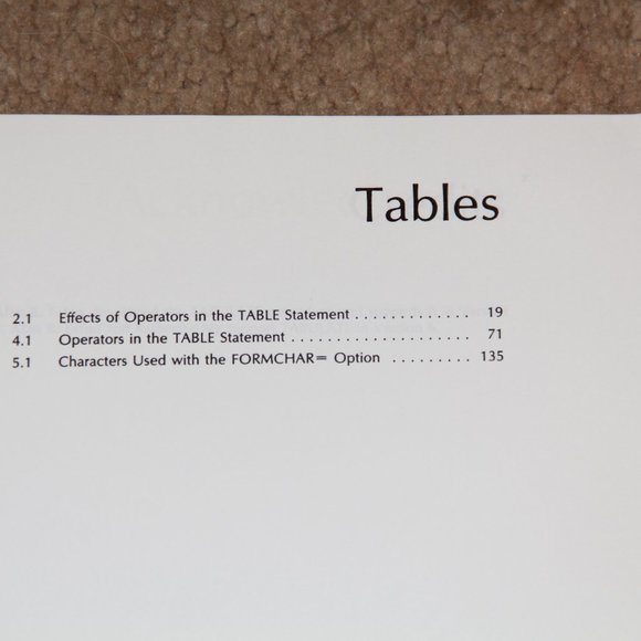 SAS Guide to TABULATE processing - Picture 7 of 13